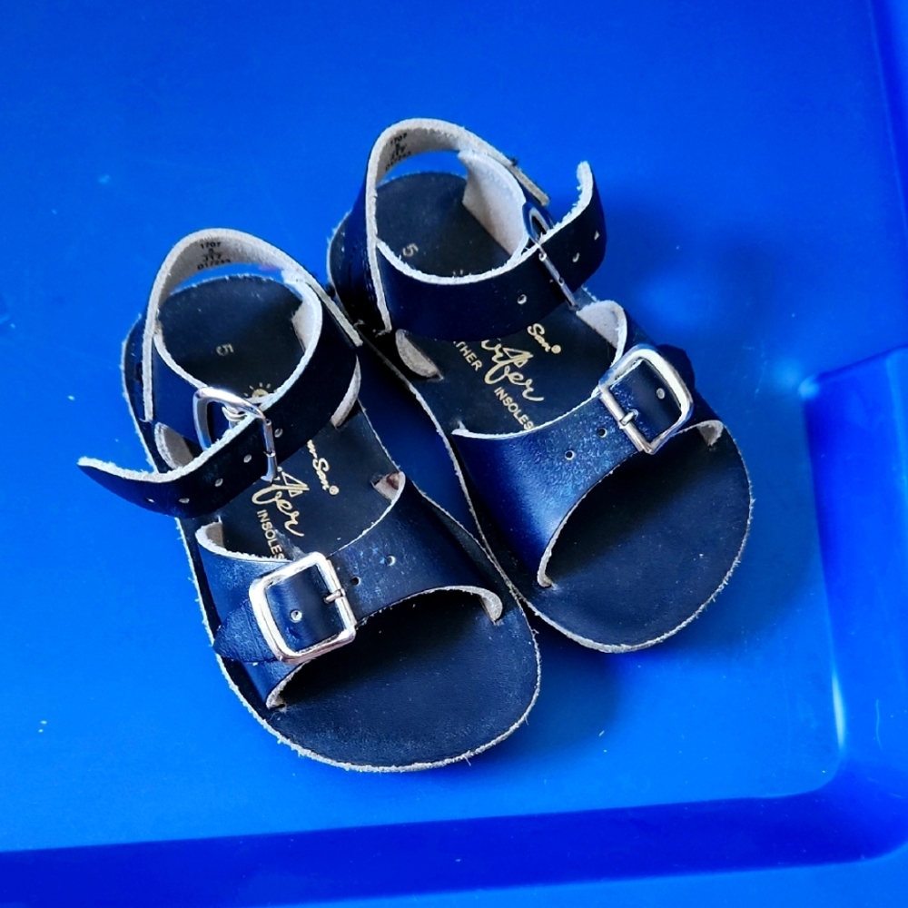 Kids Sun San Sandals Navy